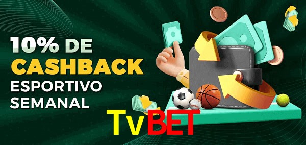 10% de bônus de cashback na Tvbet